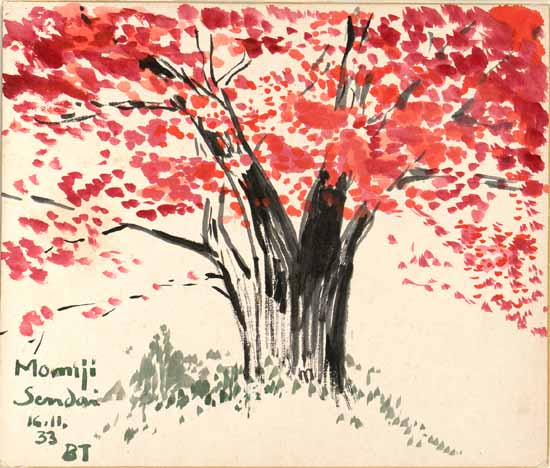 Bruno – Taut Ausstellung: „Natur ist wahre Architektur“ – Zeichnungen und Aquarelle des bekannten Architekten!