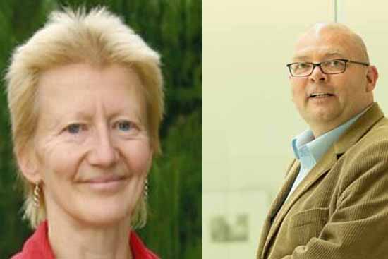 <b>Birgit Uhlworm</b> und Jens - Birger Lange wollen im Landrätin/Landrat werden. - 4455