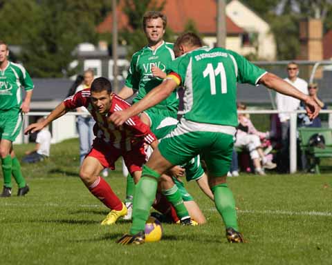 Schulzendorfs Defensive hatte alle Hände voll zu tun.