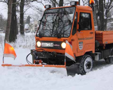 Wintereinbruch: Die Schulzendorfer hatten das Schneechaos auf den Straßen und Wegen einigermaßen im Griff!