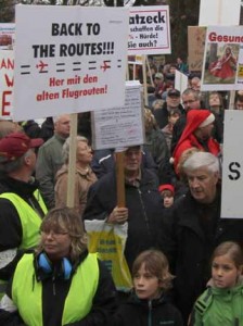 BBI Flugroutenprotest: Großdemonstration am Sonntag – Schulzendorfer auf die Straße!