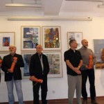 Die Künstlergruppe 2010 stellt in Eichwalde ihre Werke aus.