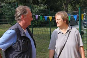 CDU Chef Joachim Kolberg (re.) und Winifred Tauche (Die Linke), Foto: Michael Wolff