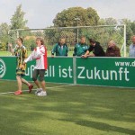 Sportplatz in der August Bebel Straße.