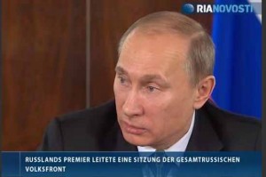 Seitensprung: Wladimir Putin zu den Kundgebungen der Opposition in Russland