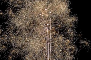 Feuerwerk in der Silvesternacht