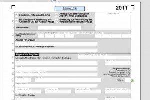 Bearbeitung der Einkommensteuererklärungen 2011 startet ab Mitte März 2012