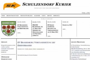 Online – Medien: „Schulzendorf Kurier“ geht an den Start!