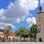 Der Marktplatz in Lübben. (Foto: Paul Gerhardt Kirchengemeinde Lübben)