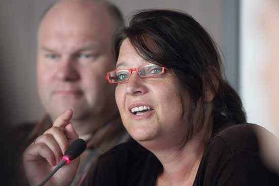 Annabell Kesser (FDP): "Wie soll ich über Steuererhöhungen nachdenken und entscheiden, wenn ich gar nicht weiß, was die Gemeinde Schulzendorf konkret im Portemonnaie hat? " (Foto. Wolff)