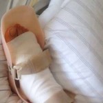 Das wäre mit eienm Gehweg nicht passiert.