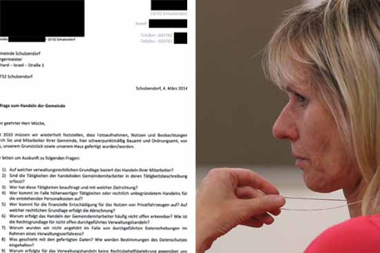 Bauchefin Undine Nulle wird nach dem Stand der Dinge den Gemeindevertretern nicht Rede und Antwort zu den Vorwürfen stehen, die gegenüber ihrem Amt erhoben werden .