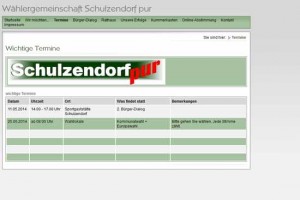 Screenshot www.schulzendorf-pur.de