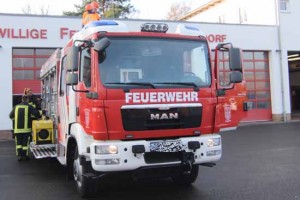 Das neue Feuerwehrauto