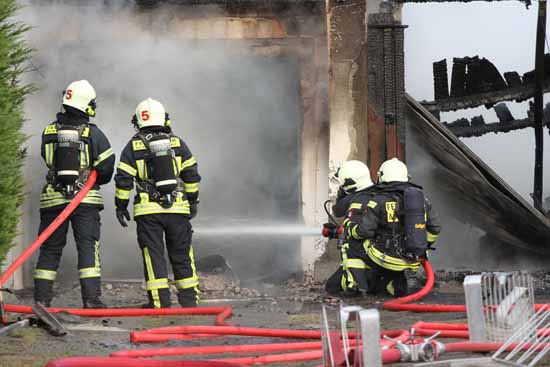Feuerwehr im Einsatz: Brand in der Herweghstraße