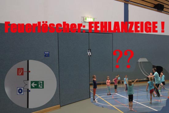 Sporthalle: Rathaus – Schluderei beim Brandschutz?