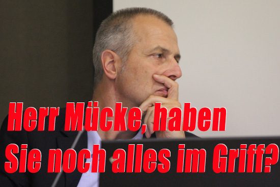 Miese Informationspolitik: Markus Mücke stellt sich selbst die Beine