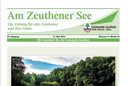 Verwirrspiel um Zeitung „Am Zeuthener See“