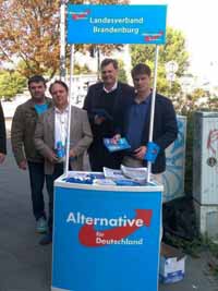 Brandenburgs AfD liegt einer Umfrage nach vor CDU und Die Linke.