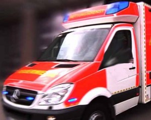 Rettungswagen im Einsatz