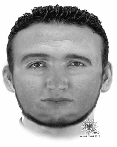 Phantombild Raub Eichwalde (Foto: Polizei)