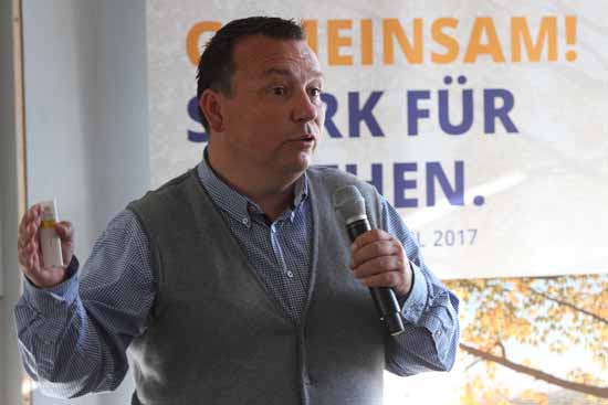 Er will im September 2017 Bürgermeister von Zeuthen werden. (Foto:mwBild)