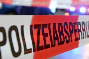 Polizeiabsperrung