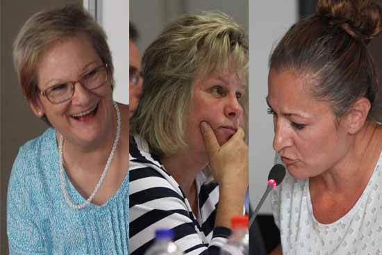von links: Winnifred Tauche, Claudia Mollenschott, Güler Golze (Foto: mwBild)