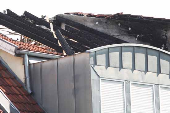 Dachstuhlbrand Zeuthen
