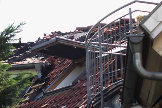 Dachstuhlbrand Zeuthen