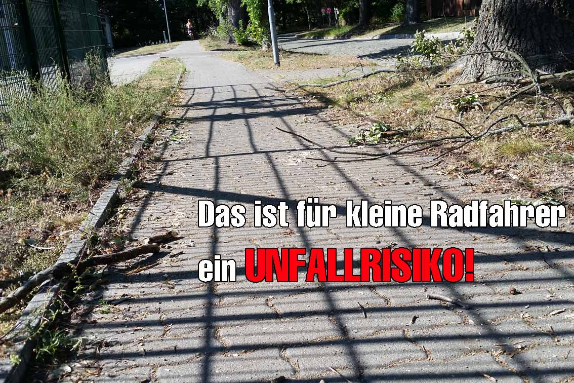 Warum wird eine reale Unfallgefahr geduldet? (Foto: mwBild)