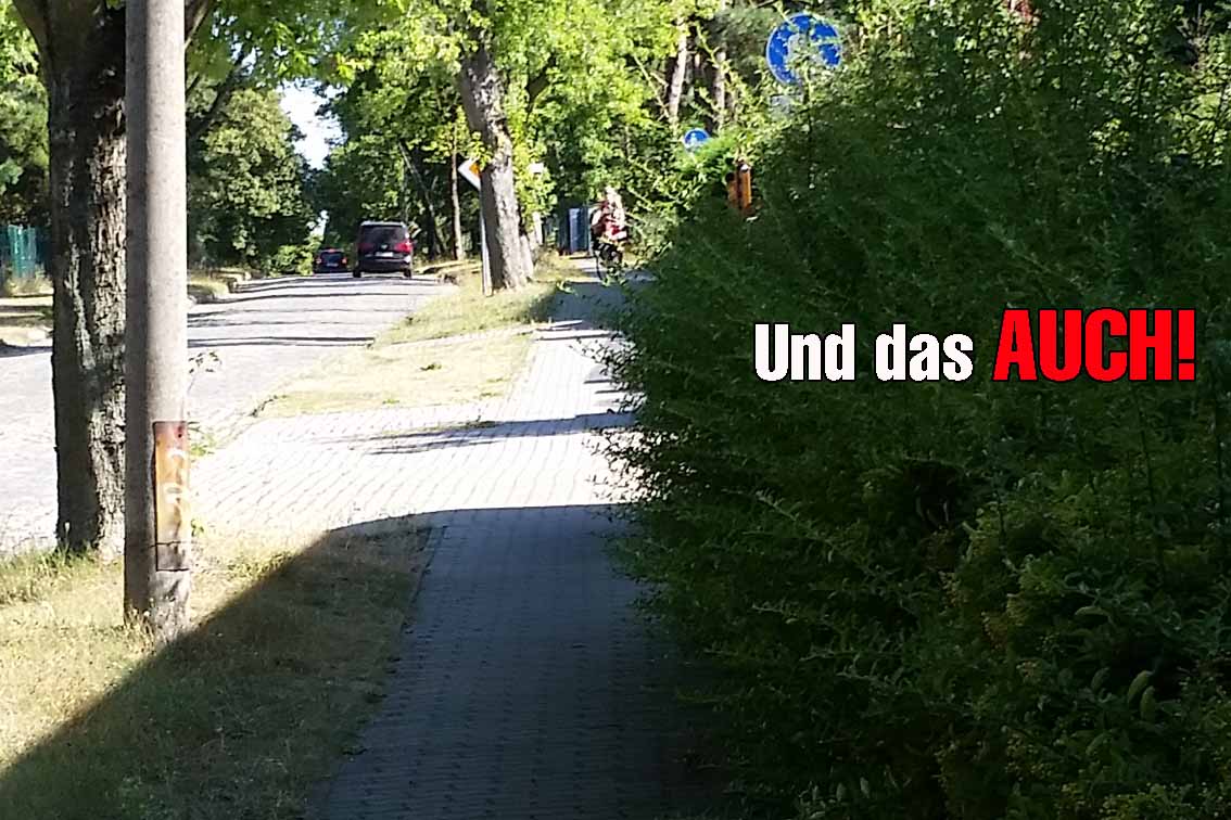 Sieht so ein sicherer Schulweg aus? (Foto: mwBild)