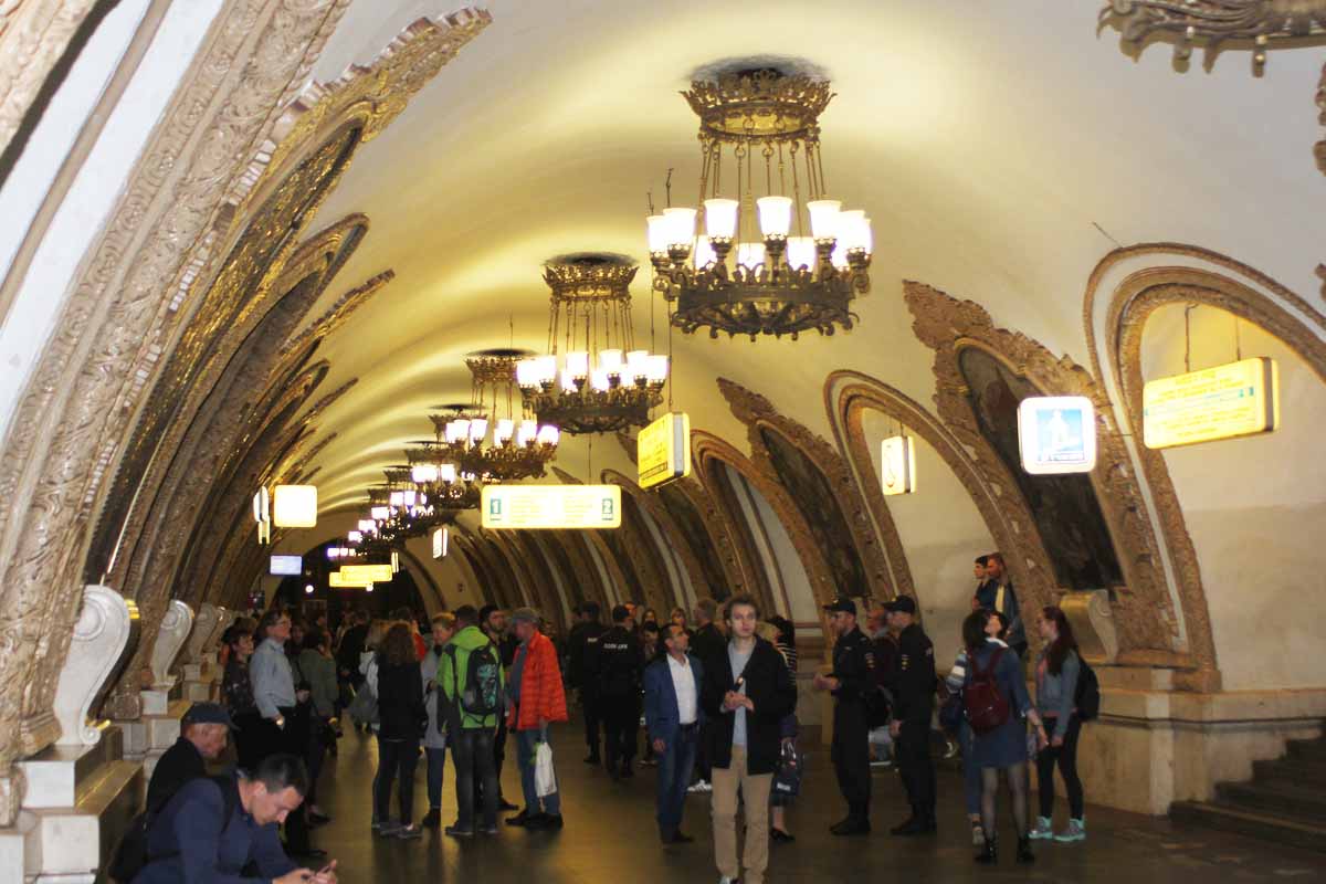 Die Moskauer Metrostation Kievskaja (Foto: mwBild)