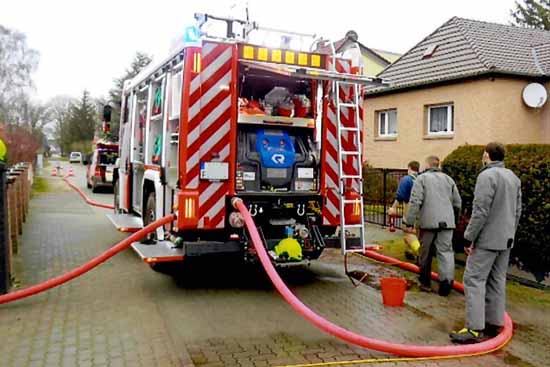 Schulzendorfs Lebensretter hatten die Situation schnell im Griff. (Foto: Ilijevec)