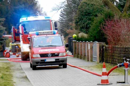 Kellerbrand – Feuerwehr rettet Hausbewohner