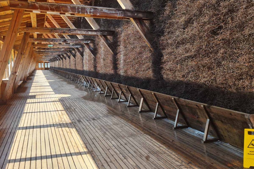 Die West-Gradierwand (Foto: mwBild)