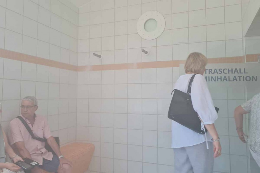 Ultraschall Sole-Inhalation (Foto: mwBild)