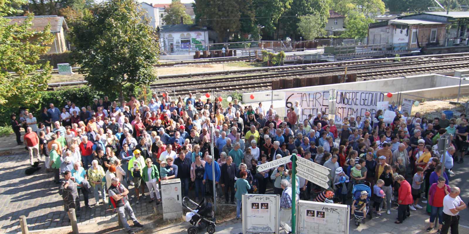 Demonstration "Unsere Geduld ist am Ende" (Foto:mwBild)