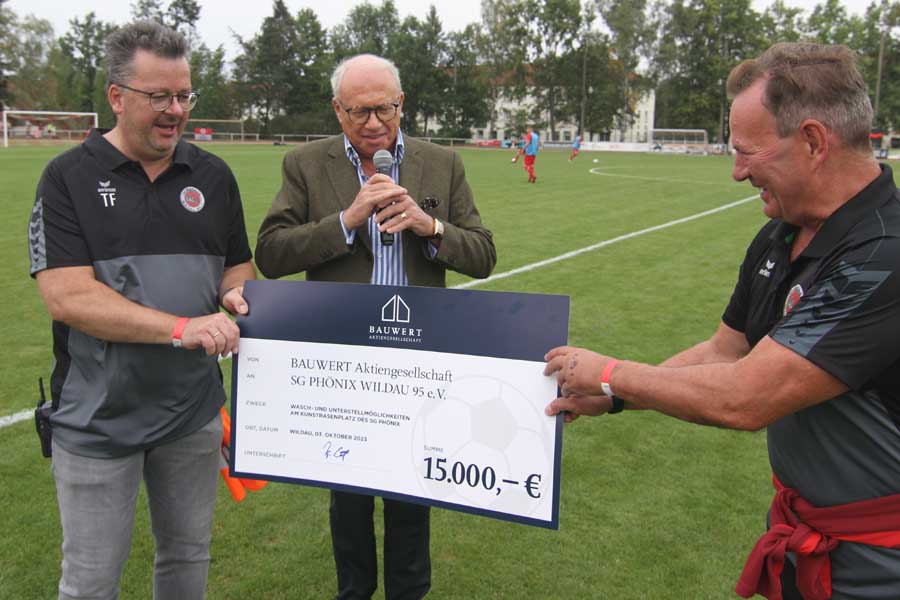 15.000 Euro-Versprechen – BAUWERT AG hält Wort