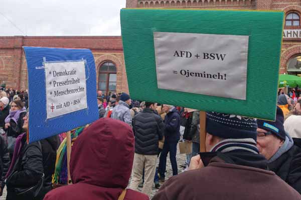 Gegen rechts: Jetzt auch Wagenknecht-Partei dämonisiert