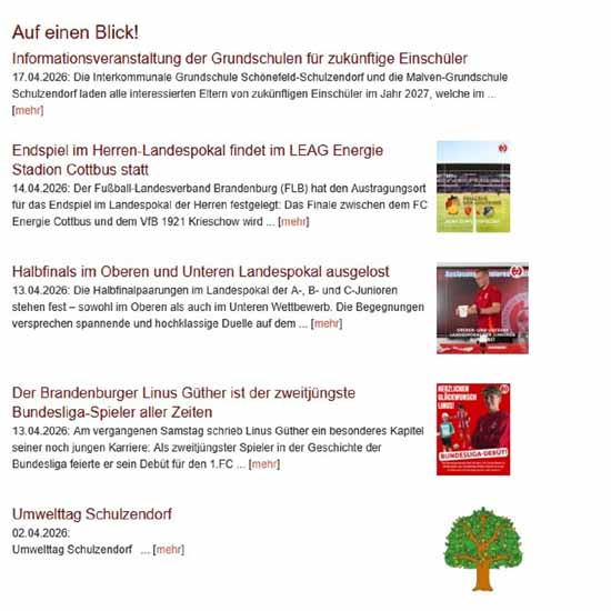 Schulzendorf braucht dringend ein Update!